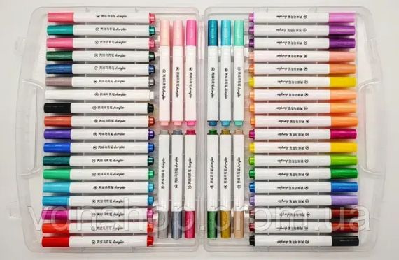 Акварельные маркеры 60 цветов Water Brush