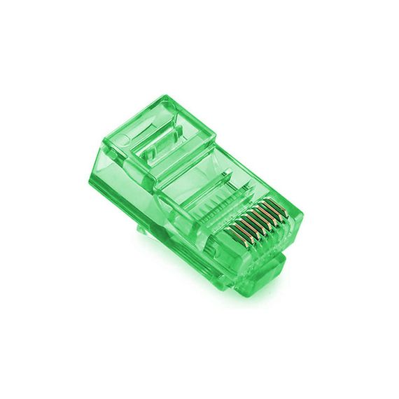 Коннектор Merlion RJ-45 8P8C UTP Cat-5 (100 шт / уп.) Green