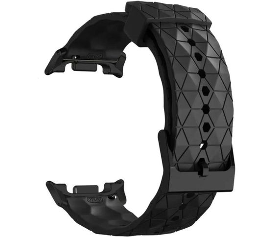 Ремінець Primolux Dimond силіконовий для годинника Samsung Galaxy Watch 8 (46 mm / 44 mm / 40 mm) - Black