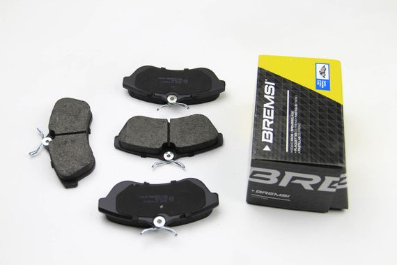 Колодки передні гальмівні Citroen C2/C3 02- (TRW) (128,7x56,1x19), Bremsi (BP3009) | Зображення 2