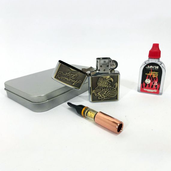 Запальничка бензинова в подарунковій коробці N3, сувенір запальничка, подарунки для чоловіків | Зображення 6