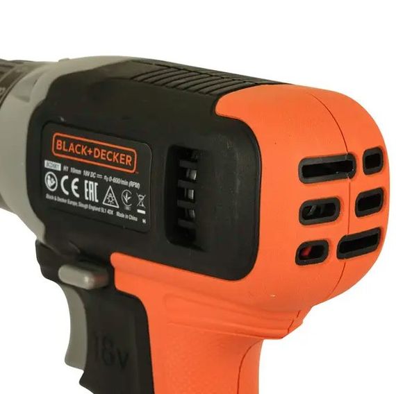 Акумуляторний дриль-шурупокрут Black&Decker з АКБ та ЗП BCD001C1 | Зображення 2