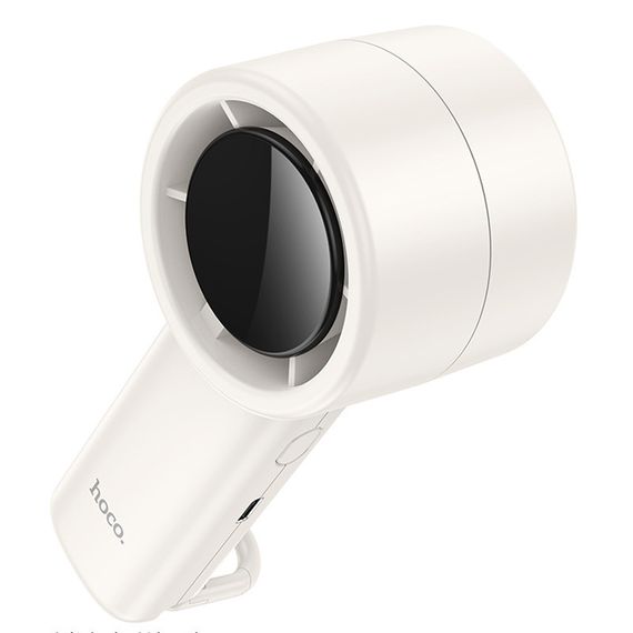 Портативний вентилятор Hoco HX63 Fashion high-speed handheld fan 2000 mAh White | Зображення 4