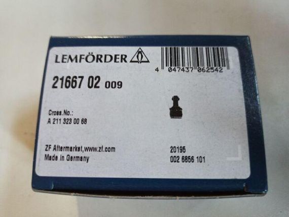 Кульова опора W211/W220, Lemforder (21667 02) (A2113230068) | Зображення 2