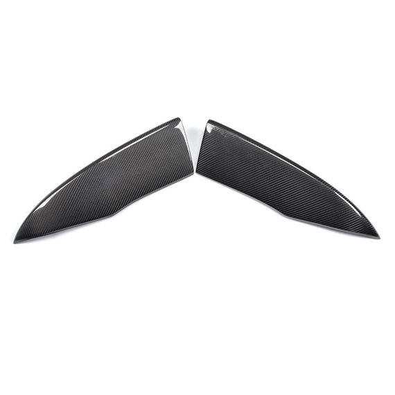 Накладки на задний бампер Flap (для S-Line SD 2012-2016, Карбон) для Ауди A3 | Зображення 5