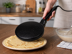Сковорода для млинців електрична CREPE MAKER / Антипригарний електричний млинець / Занурювальна електромлинка