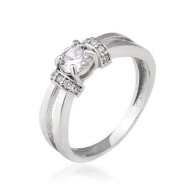 Серебряное кольцо с фианитами Artsriblo артА158к 18.5