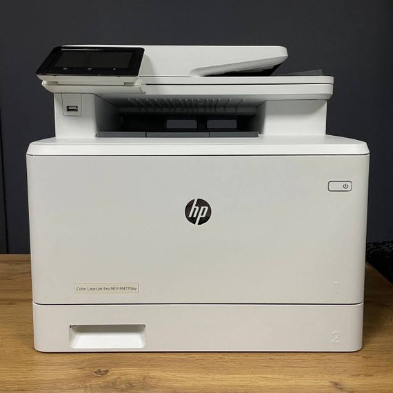 МФУ HP Color LaserJet Pro MFP M477fdw / Лазерная цветная печать / 600x600 dpi / A4 / 27 стр/мин / USB 2.0, Ethernet, Wi-Fi / Duplex б/у | Зображення 1