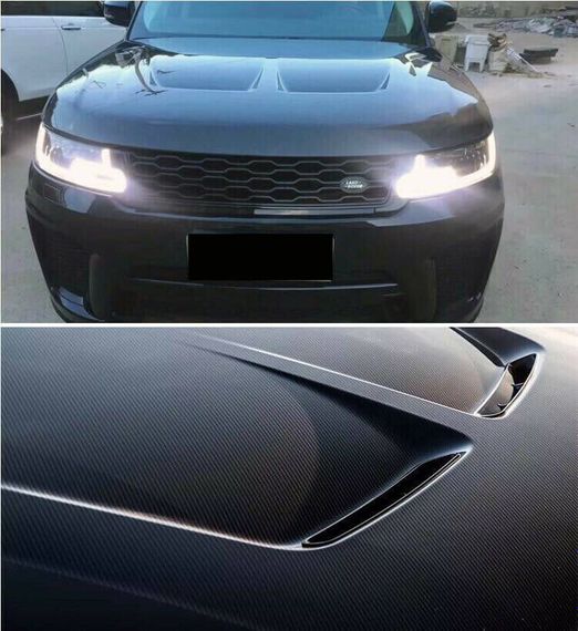 Капот (2018-2022, Карбон) для Range Rover Sport | Зображення 1