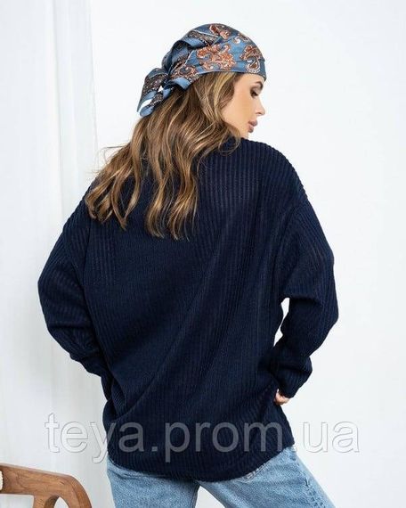 Свитер цвет темно-синий размеры S, M, L, XL FI_008603 | Зображення 2