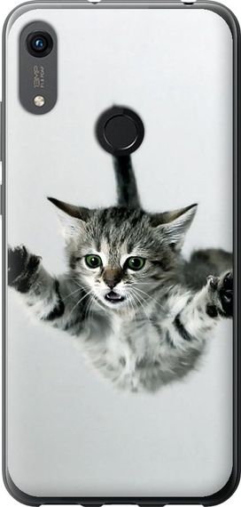 Чехол на Huawei Honor 8A Летящий котёнок "2322u-1635-17620"