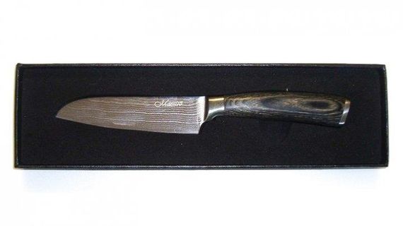 Нож Сантоку Маестро Maestro Damascus Steel 12.5 см MR-1482 | Зображення 3