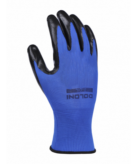 Рукавиці 5110 D-OIL трикотаж нітрилове покриття неповне обливання р.10 (XL) синій/чорний ДКГ