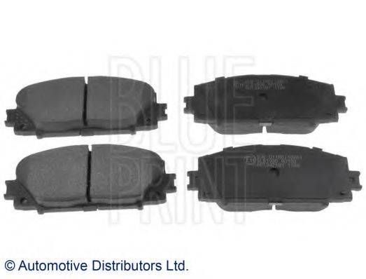 Колодки гальмівні передні дискові Lexus, Toyota (вир-во Blue Print) BLUE PRINT ADT342181 на TOYOTA BELTA седан (ZSP9_, NCP9_)