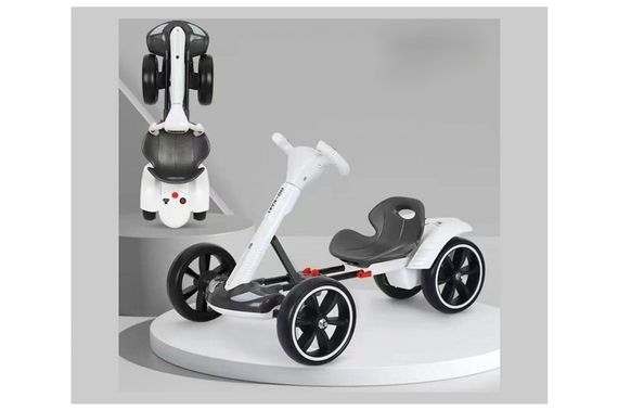 Електромобіль GO KART F1 white з пультом, EVA-колеса, 390 Вт Maraton | Зображення 3