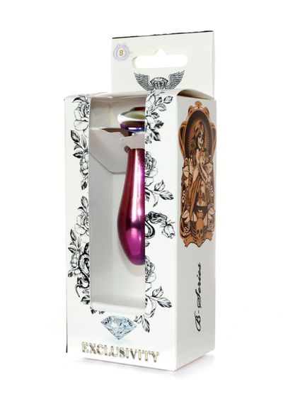 Анальна пробка - Jewellery Multicolour Plug Red S | Зображення 5