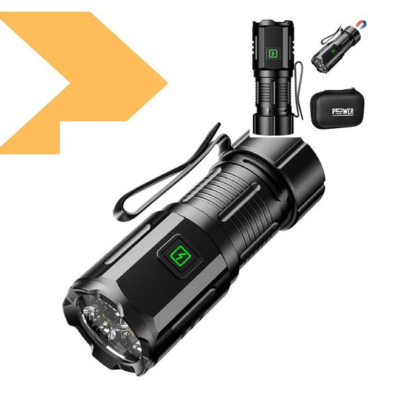 Ліхтар F30-3XPG з індикацією заряду, ЗУ Type-C, чохол, магніт XPRO (47149-30_223) | Зображення 1