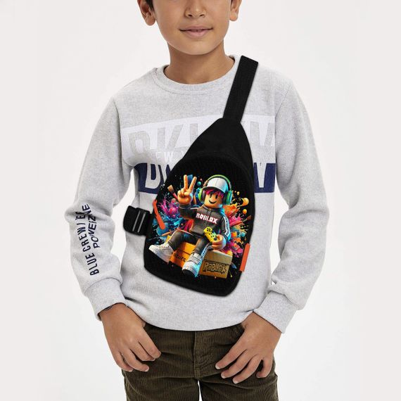 Сумка через плече дитяча Roblox 29х17 см сумка слінг для хлопчика (01981)