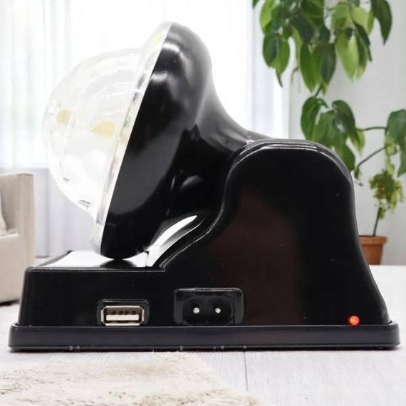 Диско-куля міні настільна 3888 Multifunctional table lamp 360