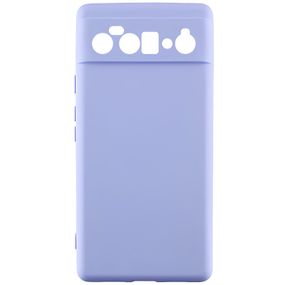 Чехол TPU GETMAN Liquid Silk Full Camera для Motorola Edge 60 Fusion Сиреневый / Light purple