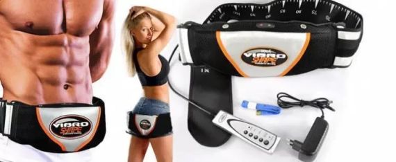 Пояс масажний для схуднення з ефектом сауні Vibro Shape | Зображення 4