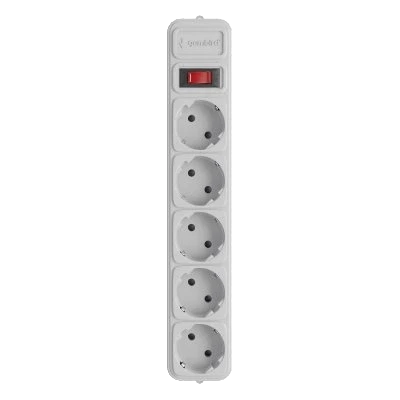 Gembird SPG5-X-6G Мережевий фільтр для ДБЖ (UPS) 1.8 м кабель 5 розеток - Вилки
