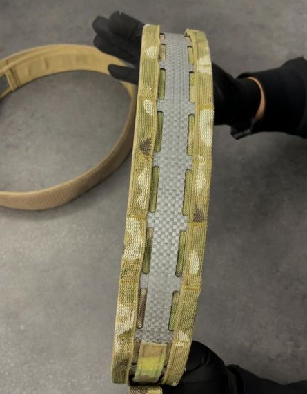 Військово-тактичний ремінь композитний пластик Range Belt D-Ring Cobra Buckle мультикам | Зображення 4