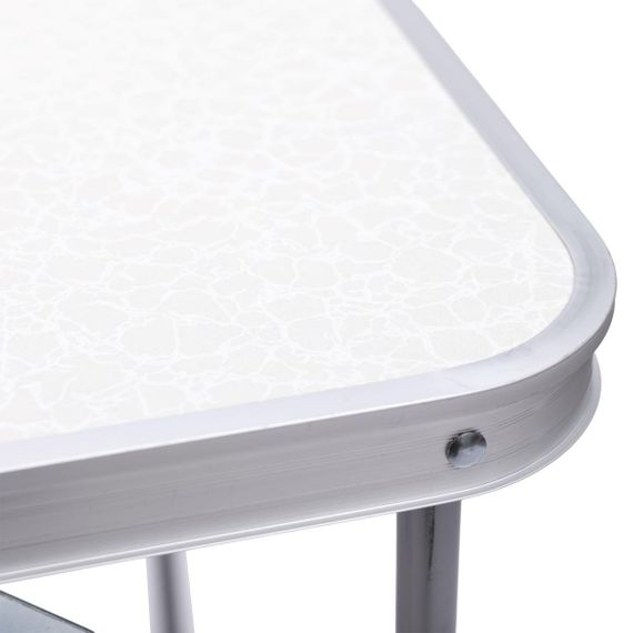 Стіл для пікніка розкладний 75×55×65 (см) Білий Lugi JY-7555W | Зображення 5