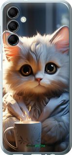 Чохол на Samsung Galaxy M14 M146B Білий кіт "5646u-3038-2448"