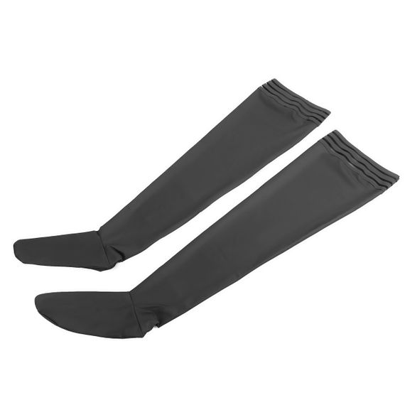 Чулки эластичные Star Night с имитацией кожи, черные, XS-M Sex Aura | Зображення 3