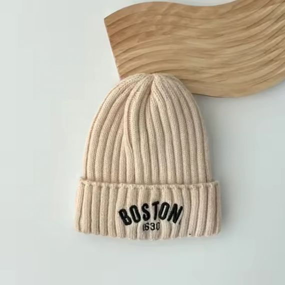 Дитяча тепла шапка Бостон Boston 47-52р 3-5років Коричневий (2216) | Зображення 3