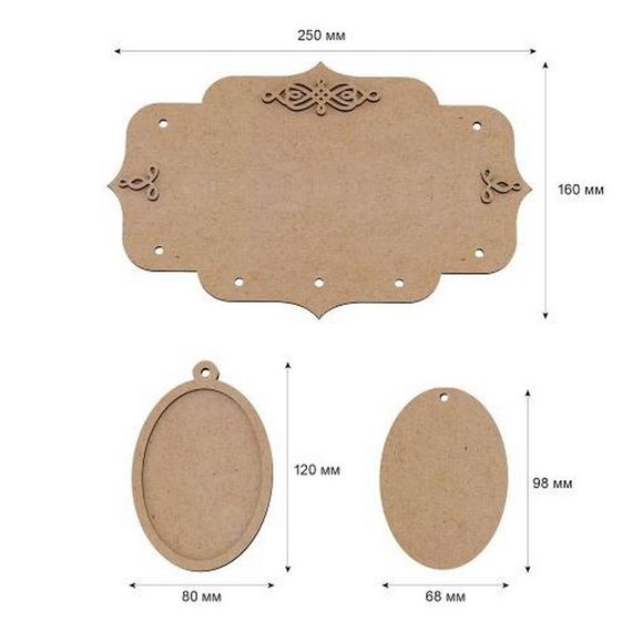 Набір для створення настінної підвіски "Botanical World" FDCKW-057 | Зображення 4