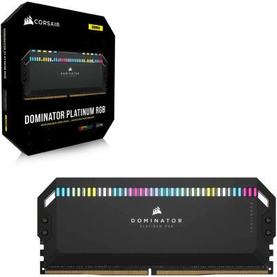 Модуль памяти для компьютера DDR5 32GB (2x16GB) 6000 MHz Dominator Platinum RGB Black Corsair | Зображення 4