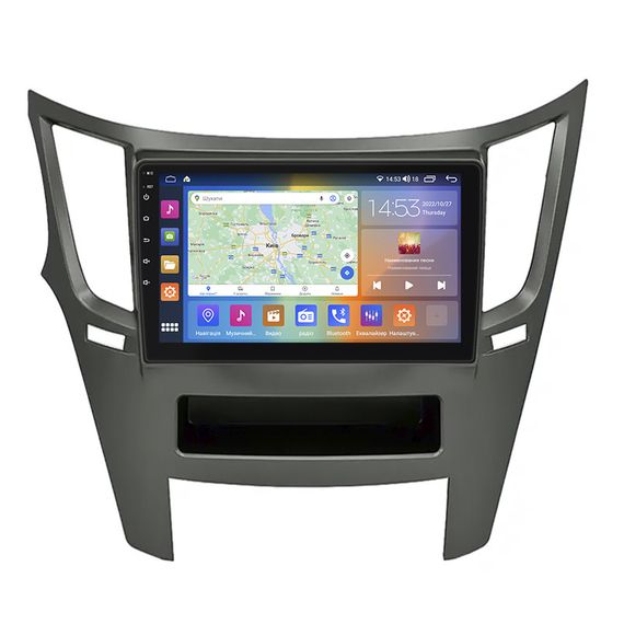 Штатная магнитола Lesko для Subaru Outback IV 2009-2012 IPS 9" 4/64Gb CarPlay 4G Wi-Fi GPS Prime Охлаждение