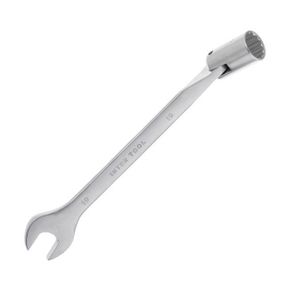 Ключ ріжково-накидний шарнірний 19 мм, Cr-V, INTERTOOL XT-1419