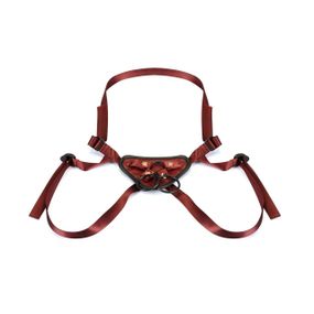 Трусики для страпона Liebe Seele Wine Red Strap-on Harness Sex Aura
