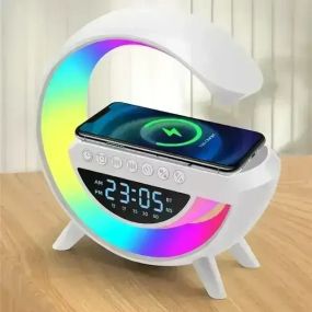 ОЧЕНКА! Настільна смарт-лампа, нічник BT-3401 RGB Rainbow з Bluetooth-колонкою (Плохе паковання 2865)