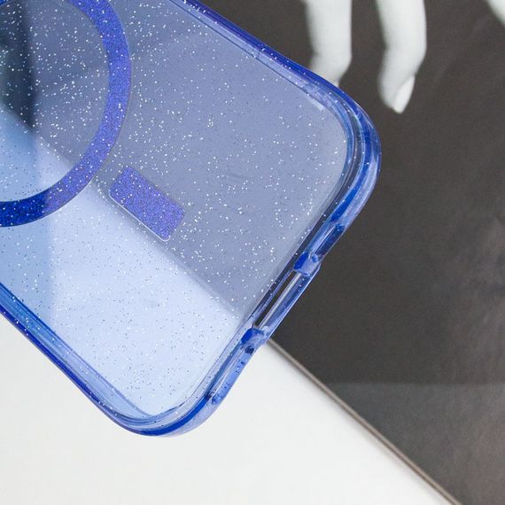Чохол TPU Radiance with MagSafe для Apple iPhone 15 (6.1") Blue | Зображення 4