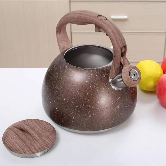 Чайник зі свистком Empire EM-7701 3 л коричневий | Зображення 1
