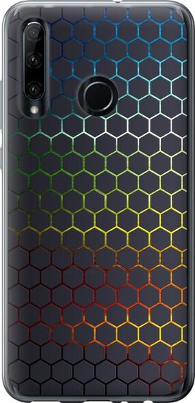 Чехол на Huawei Honor 10i Переливающиеся соты "498u-1673-17620"