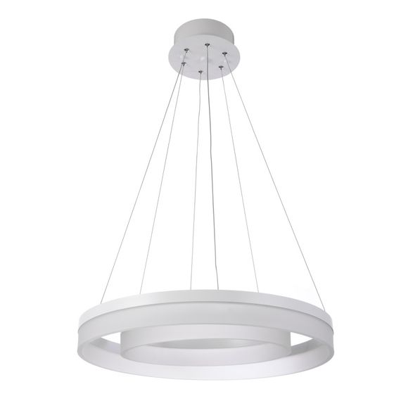 Светильник потолочный подвесной светодиодный BR-962S/36W+24W WH led | Зображення 2