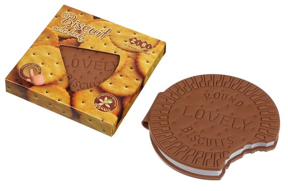 Блокнот ZB.12470-18 ароматизований BISCUIT, 90х90мм, 80 арк., нелінований, Soft touch обкладинка ZiBi