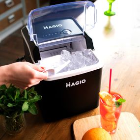 Льодогенератор Magio MG-991 продуктивний генератор льоду для дому офісу та барів