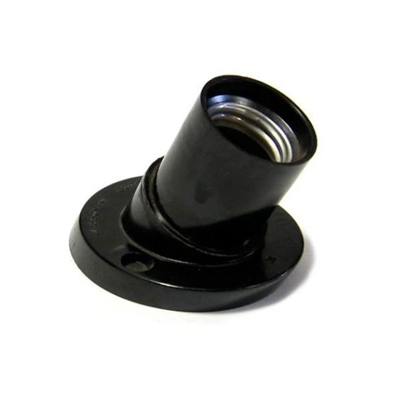 Косой патрон E27 из карболита, прочный и термостойкий