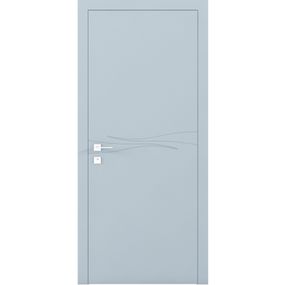 Двери Rodos CORTES PRIMA Фрезеровка 1, 2, 3 RAL 7040