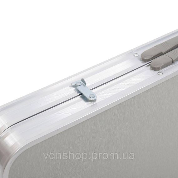 Складаний алюмінієвий стіл трансформер + 4 стільці для пікніка у валізі набір туристичних складних меблів G03-2 | Зображення 9