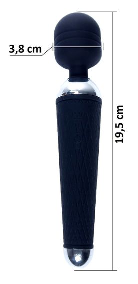 Вібромасажер Boss Series - Massager Power Wand USB Black 16 Function, BS2200037 sexstyle | Зображення 6