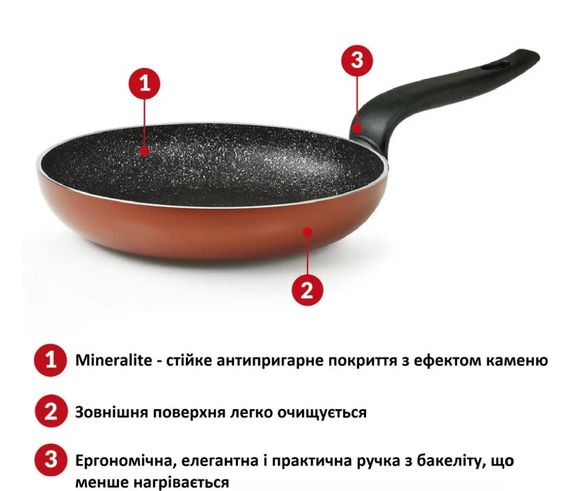 Сковорода Flonal Pepita Granit 30 см (PGFPS3050) | Зображення 5