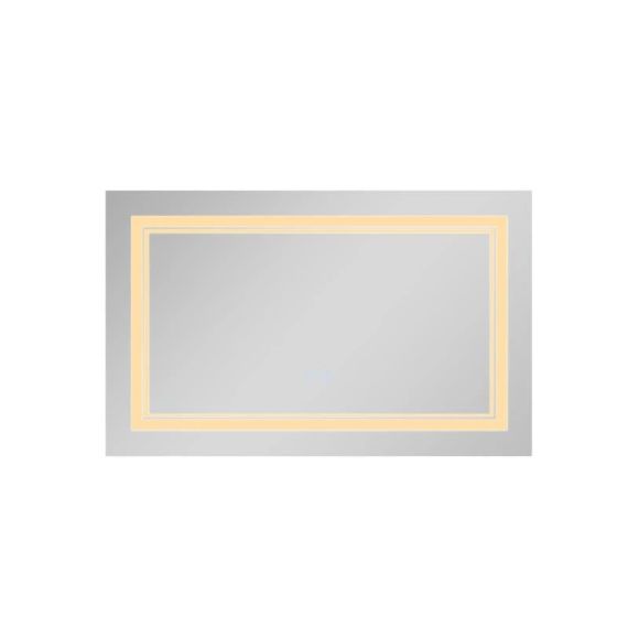 Дзеркало Qtap Cardinal (CA1) 700х500 з LED-підсвічуванням Touch, з антизапотіванням, з димером, рег. темп. кольору (3000-6500K) | Зображення 4