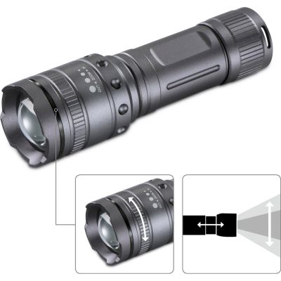 Фонарь Hama Ultra Pro LED Torch L1000 Black (00185801) | Зображення 1